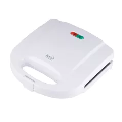   Home HG GS 21 gofrisütő, teljesítmény 750 W, tapadásmentes sütőfelület, egyszerre két gofri készíthető