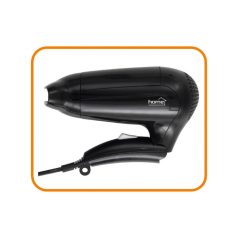   Home HG HSZ 18 hajszárító, teljesítmény 1400 W, becsukható nyél, két fokozat, szűkítő, fekete