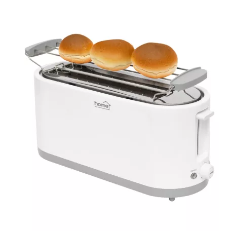 Home HG KP 42 4 szeletes kenyérpirító, 1400 W, cooltouch, 7 fokozat, zsemlemelegítő, fehér