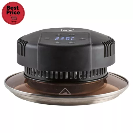 Home HG LS 1000 forró levegős sütőfedél, teljesítmény 1000 W, 45 °C – 220 °C-ig állítható hőmérséklet, max. ∅24 cm edényméret