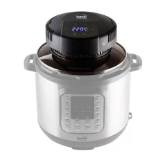   Home HG LS 1000 forró levegős sütőfedél, teljesítmény 1000 W, 45 °C – 220 °C-ig állítható hőmérséklet, max. ∅24 cm edényméret