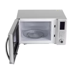   Home HG MH 23 GR mikrohullámú sütő grill funkcióval, digitális, 800 W, 23 literes, gyerekzár, szürke