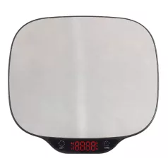   Home HG M 15 konyhai mérleg, méréshatár 15 kg, mérési pontosság: 1 g, tára funkció, világító piros LED kijelzővel, automatikus kikapcsolás,