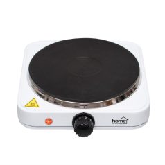   Home HG R 01WH hordozható elektromos főzőlap, teljesítmény: 1500 W, ∅18 cm főzőfelület, zománcozott készülékház, fehér