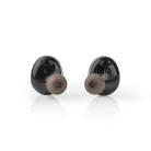 Teljesen vezeték nélküli fülhallgató | Bluetooth® | Maximális akkumulátor lejátszási idő: 3 óra | Nyomás Vezérlés | Töltő tok | Beépített mikrofon | Hangvezérlés támogatás | Fekete