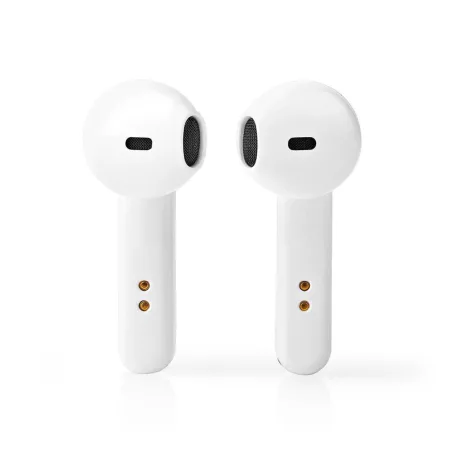 Teljesen vezeték nélküli fülhallgató | Bluetooth® | Maximális akkumulátor lejátszási idő: 2.5 óra | Érintés Vezérlés | Töltő tok | Beépített mikrofon | Hangvezérlés támogatás | Fehér