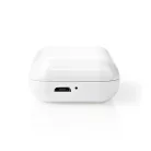 Teljesen vezeték nélküli fülhallgató | Bluetooth® | Maximális akkumulátor lejátszási idő: 2.5 óra | Érintés Vezérlés | Töltő tok | Beépített mikrofon | Hangvezérlés támogatás | Fehér