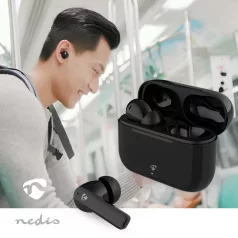   Teljesen vezeték nélküli fülhallgató | ENC (Environmental Noise Cancelling) | Bluetooth® | Maximális akkumulátor lejátszási idő: 24 óra | Érintés Vezérlés | Töltő tok | Kábel nélküli töltő tok | Beépített mikrofon | Hangvezérlés támogatás | Zaj kioltó | I