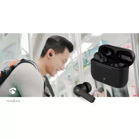 Teljesen vezeték nélküli fülhallgató | ENC (Environmental Noise Cancelling) | Bluetooth® | Maximális akkumulátor lejátszási idő: 24 óra | Érintés Vezérlés | Töltő tok | Kábel nélküli töltő tok | Beépített mikrofon | Hangvezérlés támogatás | Zaj kioltó | I
