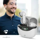 Teljesen vezeték nélküli fülhallgató | ANC (Active Noise Cancelling) | Bluetooth® | Maximális akkumulátor lejátszási idő: 30 óra | Érintés Vezérlés | Töltő tok | Kábel nélküli töltő tok | Beépített mikrofon | Hangvezérlés támogatás | Fehér
