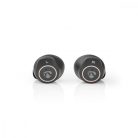 Teljesen vezeték nélküli fülhallgató | Bluetooth® | Maximális akkumulátor lejátszási idő: 3 óra | Érintés Vezérlés | Töltő tok | Beépített mikrofon | Hangvezérlés támogatás | Fül szárny | Arany / Fekete