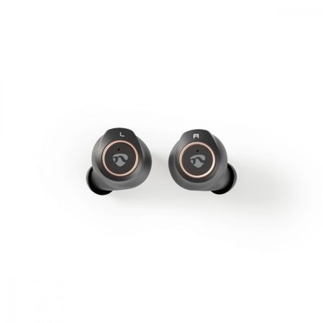 Teljesen vezeték nélküli fülhallgató | Bluetooth® | Maximális akkumulátor lejátszási idő: 3 óra | Érintés Vezérlés | Töltő tok | Beépített mikrofon | Hangvezérlés támogatás | Fül szárny | Arany / Fekete