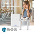 Teljesen vezeték nélküli fülhallgató | Bluetooth® | Maximális akkumulátor lejátszási idő: 2.5 óra | Nyomás Vezérlés | Töltő tok | Beépített mikrofon | Hangvezérlés támogatás | Fehér