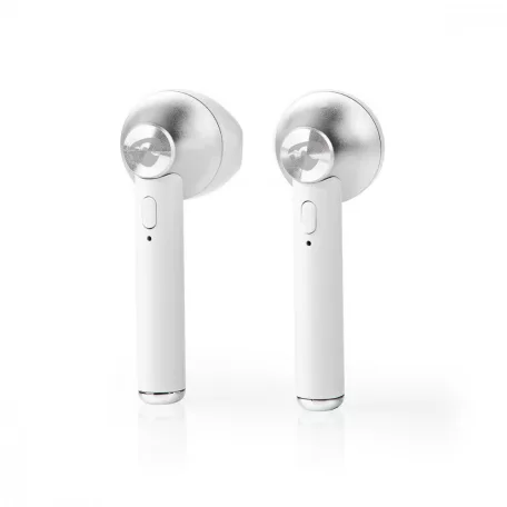 Teljesen vezeték nélküli fülhallgató | Bluetooth® | Maximális akkumulátor lejátszási idő: 2.5 óra | Nyomás Vezérlés | Töltő tok | Beépített mikrofon | Hangvezérlés támogatás | Fehér