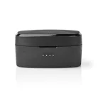 Teljesen vezeték nélküli fülhallgató | Bluetooth® | Maximális akkumulátor lejátszási idő: 3 óra | Érintés Vezérlés | Töltő tok | Beépített mikrofon | Hangvezérlés támogatás | Fekete