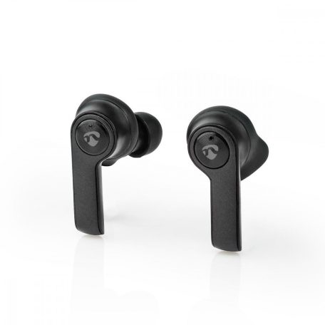 Teljesen vezeték nélküli fülhallgató | Bluetooth® | Maximális akkumulátor lejátszási idő: 3.5 óra | Nyomás Vezérlés | Töltő tok | Beépített mikrofon | Hangvezérlés támogatás | Fül szárny | Fekete
