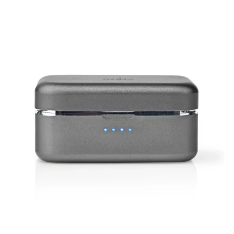 Teljesen vezeték nélküli fülhallgató | Bluetooth® | Maximális akkumulátor lejátszási idő: 3 óra | Érintés Vezérlés | Töltő tok | Beépített mikrofon | Hangvezérlés támogatás | Ezüst / Szürke