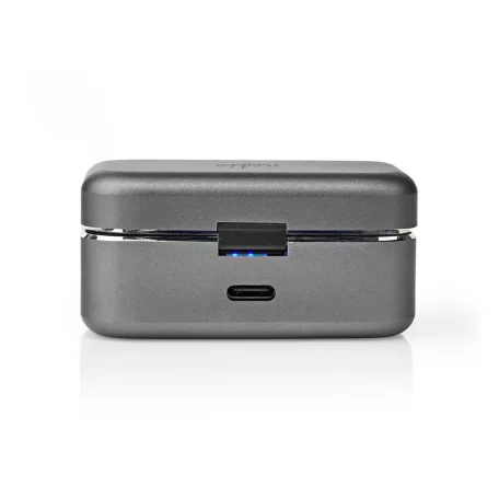 Teljesen vezeték nélküli fülhallgató | Bluetooth® | Maximális akkumulátor lejátszási idő: 3 óra | Érintés Vezérlés | Töltő tok | Beépített mikrofon | Hangvezérlés támogatás | Ezüst / Szürke