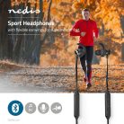 Bluetooth® fülhallgató | Maximális akkumulátor lejátszási idő: 5 óra | Beépített mikrofon | Hangvezérlés támogatás | Hangerő szabályozás | Fül szárny | Fekete