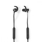Bluetooth® fülhallgató | Maximális akkumulátor lejátszási idő: 5 óra | Beépített mikrofon | Hangvezérlés támogatás | Hangerő szabályozás | Fül szárny | Fekete