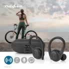 Teljesen vezeték nélküli fülhallgató | Bluetooth® | Maximális akkumulátor lejátszási idő: 4 óra | Nyomás Vezérlés | Töltő tok | Beépített mikrofon | Hangvezérlés támogatás | Fül akasztók | Fekete