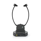 Vezeték nélküli TV fejhallgató | RF | Fülbe Dugható | Maximális akkumulátor lejátszási idő: 7 óra | 25 m | Digitális Audió | Töltő állomást tartalmaz | Balansz vezérlés | Hallássérült támogatás | Fekete