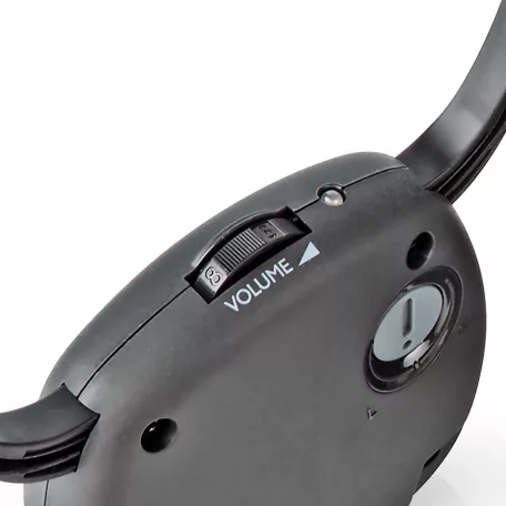 Vezeték nélküli TV fejhallgató | RF | Fülbe Dugható | Maximális akkumulátor lejátszási idő: 7 óra | 25 m | Digitális Audió | Töltő állomást tartalmaz | Balansz vezérlés | Hallássérült támogatás | Fekete