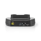 Vezeték nélküli TV fejhallgató | RF | Fülbe Dugható | Maximális akkumulátor lejátszási idő: 7 óra | 25 m | Digitális Audió | Töltő állomást tartalmaz | Balansz vezérlés | Hallássérült támogatás | Fekete