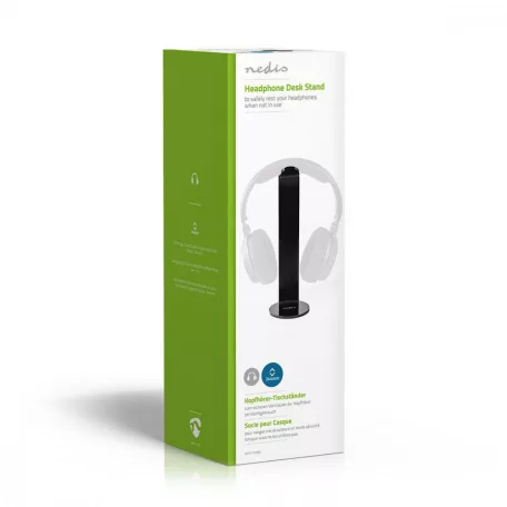 fejhallgató állvány | ABS | Fekete