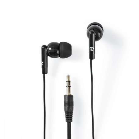 Vezetékes fülhallgató | 3.5 mm | Kábel hossz: 1.20 m | Hangerő szabályozás | Fekete