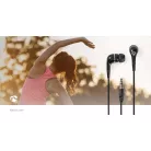 Vezetékes fülhallgató | 3.5 mm | Kábel hossz: 1.20 m | Fekete