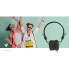 On-Ear vezetékes fejhallgató | 3.5 mm | Kábel hossz: 1.20 m | Fekete