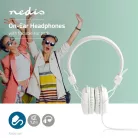 On-Ear vezetékes fejhallgató | 3.5 mm | Kábel hossz: 1.20 m | Fehér