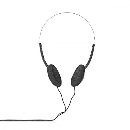 On-Ear vezetékes fejhallgató | 3.5 mm | Kábel hossz: 6.00 m | Fekete