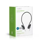 On-Ear vezetékes fejhallgató | 3.5 mm | Kábel hossz: 2.10 m | Fekete