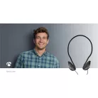 On-Ear vezetékes fejhallgató | 3.5 mm | Kábel hossz: 2.10 m | Fekete