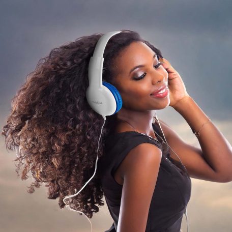 On-Ear vezetékes fejhallgató | 3.5 mm | Kábel hossz: 1.20 m | 82 dB | Kék