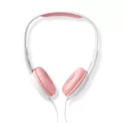 On-Ear vezetékes fejhallgató | 3.5 mm | Kábel hossz: 1.20 m | 82 dB | Rózsaszín