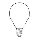 LED Lamp E14 Globe Micro LED Harmony Saten 4 W 350 lm 3000 K