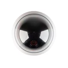   Home HSK150 dóm álkamera, villogó piros LED, be/ki kapcsolható a fényjelzés, gyors és könnyű felszerelés mennyezetre vagy oldalfalra, elemes tápellátás