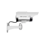 HOME HSK160 kültéri napelemes álkamera, villogó piros LED, körbe forgatható, egyszerű felszerelés, akkumulátoros tápellátás opció, élethű kamera megjelenés, IP44