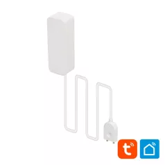   Home HSWAS vízszivárgás érzékelő, mosógép, mosogatógép, kazán, szivattyú, Smart Life, Tuya Smart, okos otthon, telefonos értesítés, automatizálás, eszközvezérlés, riasztás