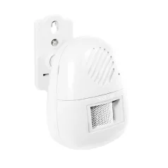   Home HS 11 belépésjelző fali tartóval, 120°-ban állítható, állítható hangerő, hálózati adapter csatlakoztatási lehetőség, elemes tápellátás