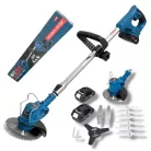 Hitman HT-BGT-1532R Profi akkus fűkasza szegélynyíró, teleszkópos fűkasza és bozótvágó 2db 62V akkuval Hitman akkumulátoros fűkasza