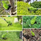 Hitman HT-BGT-1532R Profi akkus fűkasza szegélynyíró, teleszkópos fűkasza és bozótvágó 2db 62V akkuval Hitman akkumulátoros fűkasza