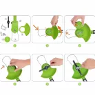 Hitman HT-BGT-1532R Profi akkus fűkasza szegélynyíró, teleszkópos fűkasza és bozótvágó 2db 62V akkuval Hitman akkumulátoros fűkasza