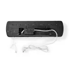 Nedis fürdőszobai fűtőtest kvarccsöves fűtés (FK 24) htba10gy állítható hőmérséklet 2 fokozat húzókapcsoló infra Fürdőszoba fűtőtest | 1200 W | 2 Hőmód | X4 | Szürke