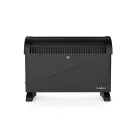 Konvektor-fűtés | 2000 W | 3 Hőbeállítások | Állítható hőmérséklet | Borulás ellen védett | Beépített fogantyúval | Fekete