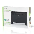 Konvektor-fűtés | 2000 W | 3 Hőbeállítások | Állítható hőmérséklet | Borulás ellen védett | Beépített fogantyúval | Fekete