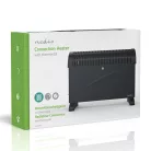 Konvektor-fűtés | 2000 W | 3 Hőbeállítások | Állítható hőmérséklet | Borulás ellen védett | Beépített fogantyúval | Fekete